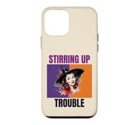 Carcasa para iPhone 12 Mini Arte Pinup Vintage de Brujas de Stirring Up Trouble