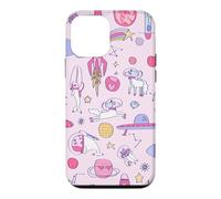 Carcasa para iPhone 12 Mini Astronauta Narval Mapache Unicornio UFO Ciencia ficción Nave Espacial Galaxia