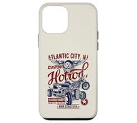 Carcasa para iPhone 12 Mini Atlantic City NJ Hotrod - Diseño Vintage para Coche y Motocicleta