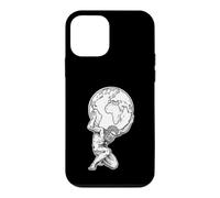 Carcasa para iPhone 12 Mini Atlas sosteniendo la Tierra