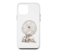 Carcasa para iPhone 12 Mini Atlas Vintage Dios Griego Mitología Titán Dios Historia Arte