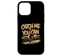 Carcasa para iPhone 12 Mini Atrápame si Puedes Andar en Bicicleta | Divertido Equipo Retro para Ciclistas