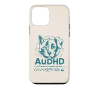 Carcasa para iPhone 12 Mini AuDHD Autismo Y TDAH Perro Gato Ambos