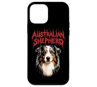 Carcasa para iPhone 12 Mini Australian Shepherd Heavy Metal Rock Dog Angry Music Band