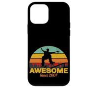 Carcasa para iPhone 12 Mini Awesome Since 2007 Retro Skateboarder Birthday