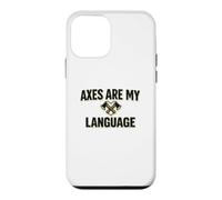 Carcasa para iPhone 12 Mini Axes Are my Love Language lanzando Hacha de leñador