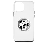 Carcasa para iPhone 12 Mini Bagua Espejo Feng Shui Diseño Yin/Yang Ocho Trigramas Símbolo