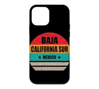 Carcasa para iPhone 12 Mini Baja California Sur México Retro Vintage Baja California Sur