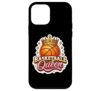 Carcasa para iPhone 12 Mini Baloncesto Reina Chica Jugador Amante Mujer Entrenador Fan Aros Mamá