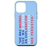 Carcasa para iPhone 12 Mini Bandera Americana Que fue advertida sin Embargo Ella persistió