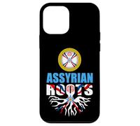 Carcasa para iPhone 12 Mini Bandera asiria Ashur, Emblema de Ashur, Siria Suryoyo, Siria, Irak
