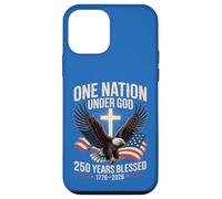 Carcasa para iPhone 12 Mini Bandera de águila One Nation Under God 250 Years Blessed 1776-2026