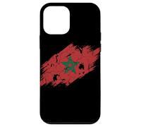 Carcasa para iPhone 12 Mini Bandera de Marruecos Gráfico Grunge Envejecido