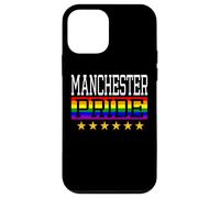 Carcasa para iPhone 12 Mini Bandera del Arco Iris LGBT de Manchester Pride Gay Lesbianas Queer