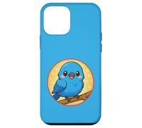 Carcasa para iPhone 12 Mini Banderines índigo súper Lindos con diseño de pájaro de Anime