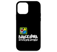 Carcasa para iPhone 12 Mini Barcelona Amics per Sempre Frase Catalán Miro
