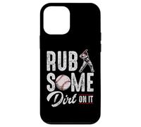 Carcasa para iPhone 12 Mini Baseball Rub Some Dirt On It Frases de Humor Divertido Citas