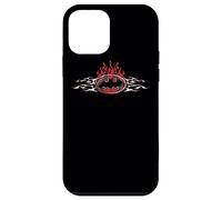 Carcasa para iPhone 12 Mini Batman Steel Flames Logo