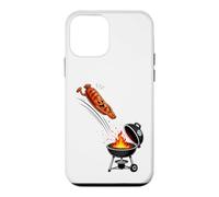 Carcasa para iPhone 12 Mini BBQ de Buceo con Salchicha voladora - Barbacoa Parrilla