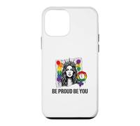 Carcasa para iPhone 12 Mini Be Proud and Be You Rainbow LGBTQ Pride Feminista