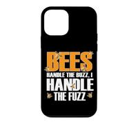 Carcasa para iPhone 12 Mini Bees Handle The Buzz I Handle The Fuzz