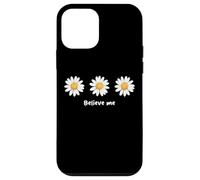 Carcasa para iPhone 12 Mini Believe me Daisy Plant Peace Love Smile Daisy Flower