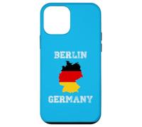 Carcasa para iPhone 12 Mini Berlín Alemania Vintage Alemania Bandera Mapa Diseño