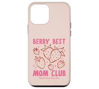 Carcasa para iPhone 12 Mini Berry Best Mom Club Mother's Day Cute Vintage Strawberry