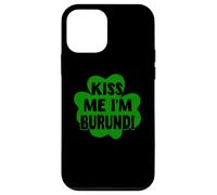 Carcasa para iPhone 12 Mini Bésame Soy Burundi Día de San Patricio Orgullo de Burundi
