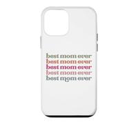Carcasa para iPhone 12 Mini Best mom Ever Women Favorite adjetives Funny Sassy Fun
