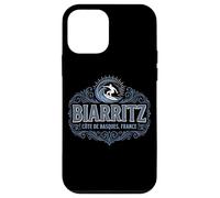 Carcasa para iPhone 12 Mini Biarritz Côte Des Basques France Surf Ornado para Oscuros