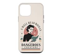 Carcasa para iPhone 12 Mini Bien Leído Mujer Amante Libro Feminista Lector Bibliófilo