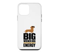 Carcasa para iPhone 12 Mini Big Wiener Dog Energy Dachshund Divertido