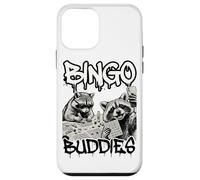Carcasa para iPhone 12 Mini Bingo Buddies Raccoon Funny Matching Bingo Partner