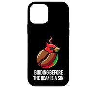 Carcasa para iPhone 12 Mini Bird Watching Humor Birding Before The Bean Is A Sin