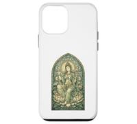 Carcasa para iPhone 12 Mini Blanco Tara Tibetano Budismo Diosa Antigua Vitral
