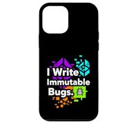 Carcasa para iPhone 12 Mini Blockchain Developer Funny I Write Immutable Bugs