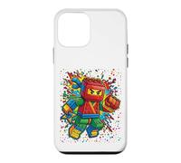 Carcasa para iPhone 12 Mini Bloque de Ladrillos Ninja de 8º cumpleaños para niño de 8 años