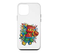 Carcasa para iPhone 12 Mini Bloque de Ladrillos Ninja para 9º cumpleaños para niño de 9 años