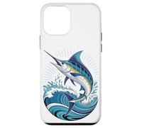 Carcasa para iPhone 12 Mini Blue Marlin Ocean Graphic Fishing