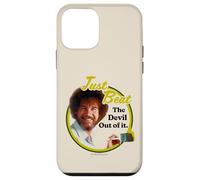 Carcasa para iPhone 12 Mini Bob Ross Just Beat The Devil out of It