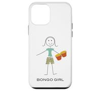 Carcasa para iPhone 12 Mini Bongo Divertido para Mujer, Regalos para Chicas músicas