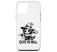 Carcasa para iPhone 12 Mini Bonita Bruja gótica como el Infierno Kawaii Witchcraft Goth
