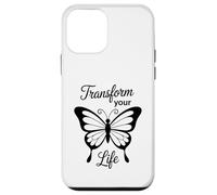 Carcasa para iPhone 12 Mini Bonita Mariposa Minimalista Que transforma y Cambia tu Vida