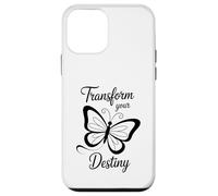 Carcasa para iPhone 12 Mini Bonita Mariposa Minimalista Que transforma y Cambia tu Vida