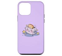 Carcasa para iPhone 12 Mini Bonita tostadora con Tostadas Kawaii Breakfast Art