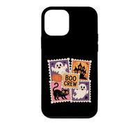 Carcasa para iPhone 12 Mini Boo Crew Halloween Lindo Gato Fantasma Calabaza