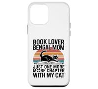 Carcasa para iPhone 12 Mini Book Lover Bengala Mamá Solo Un Capítulo Más Gato