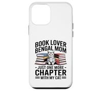 Carcasa para iPhone 12 Mini Book Lover Bengala Mamá Solo Un Capítulo Más Gato