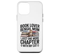 Carcasa para iPhone 12 Mini Book Lover Bengala Mamá Solo Un Capítulo Más Gato